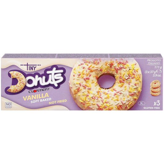 Cuorenero Tiny Donuts Vanille 3x37g